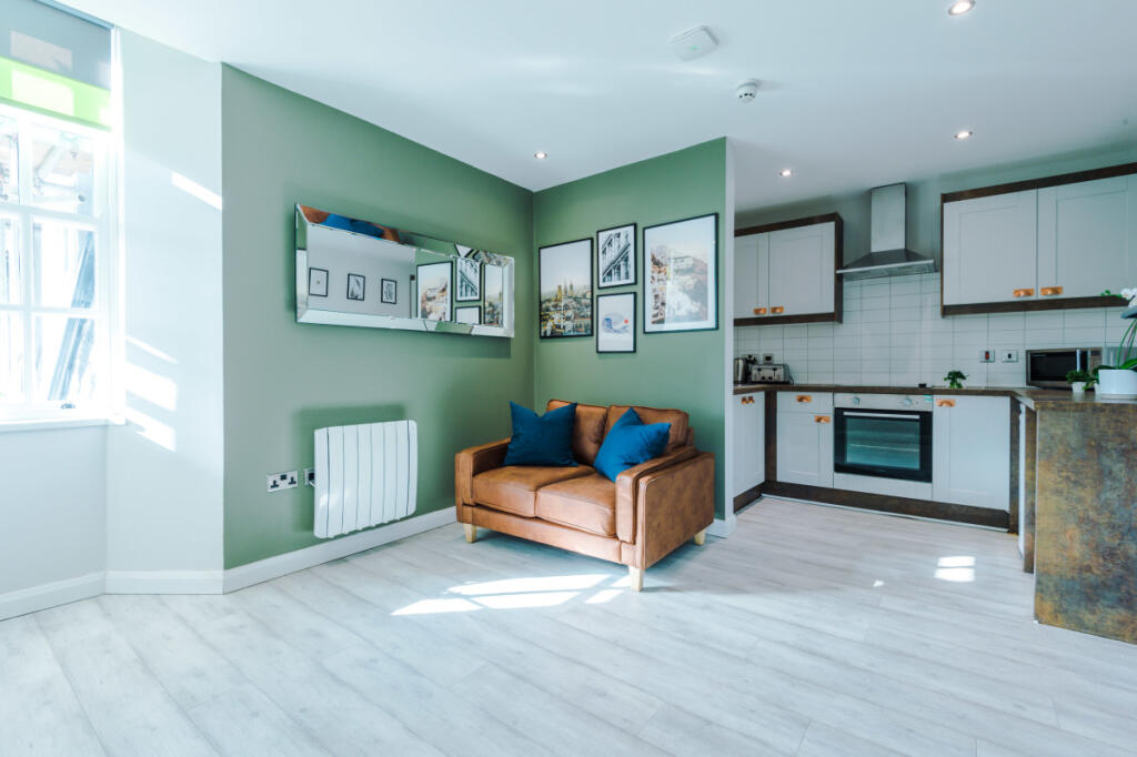 Jesmond View, Block A, Flat 8, Living/ kitchen 2