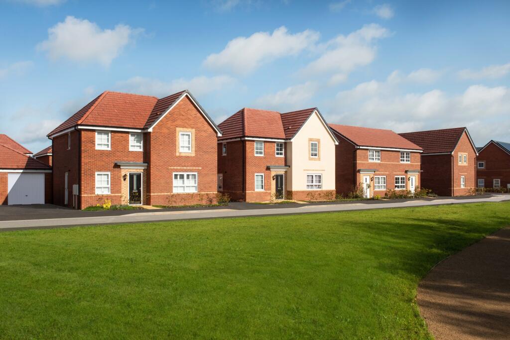 Exterior view of 4 Bed Radleigh and 2 Bed Roseberry home
