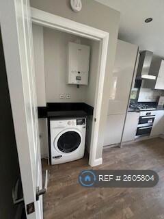 Laundry Cupboard With Washing Machine