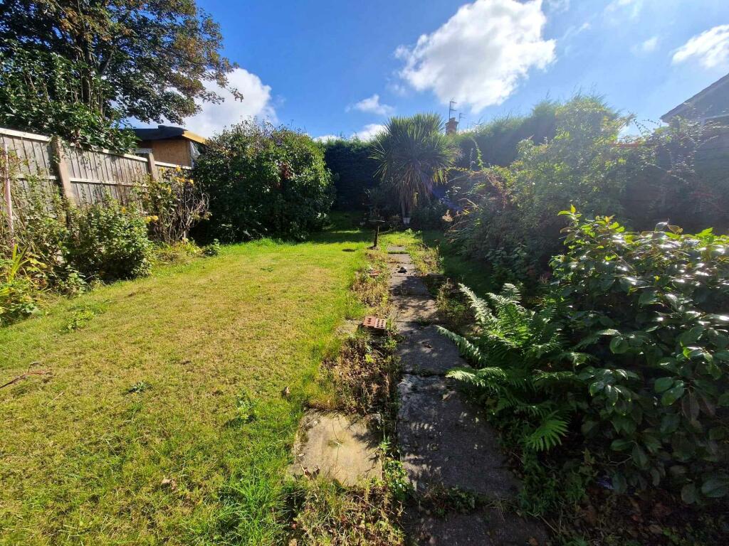 Rear garden