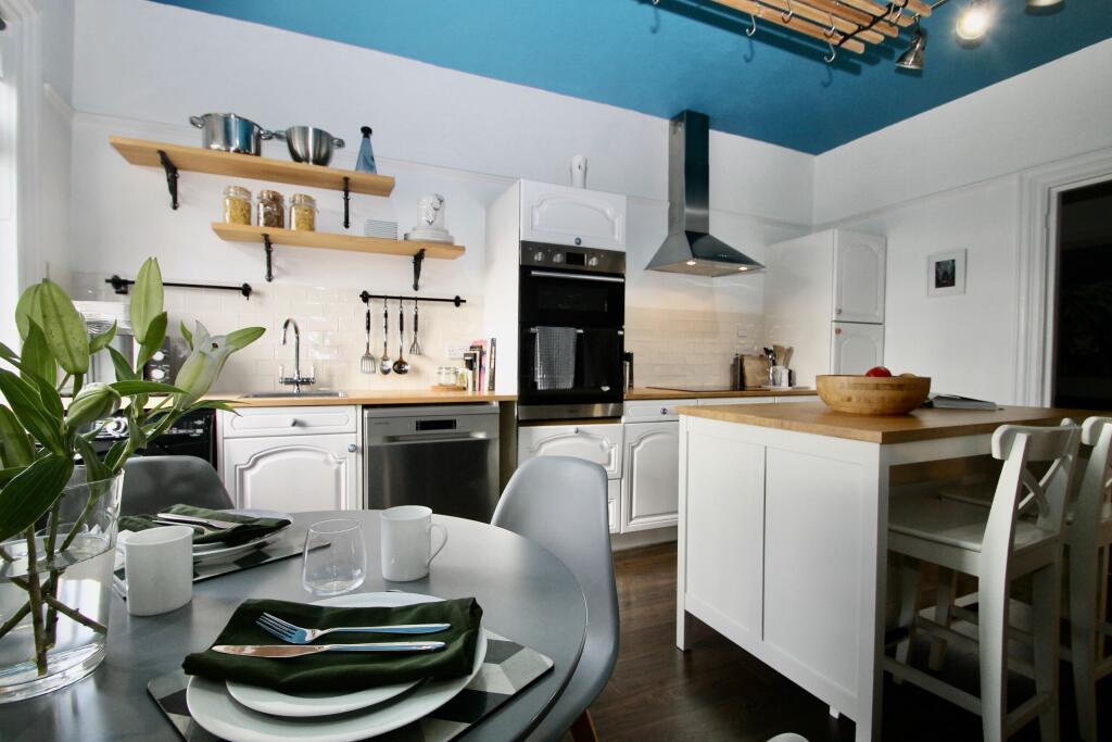 Kitchen with dining area