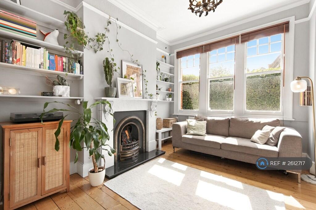 Reception Room With Marble Fireplace