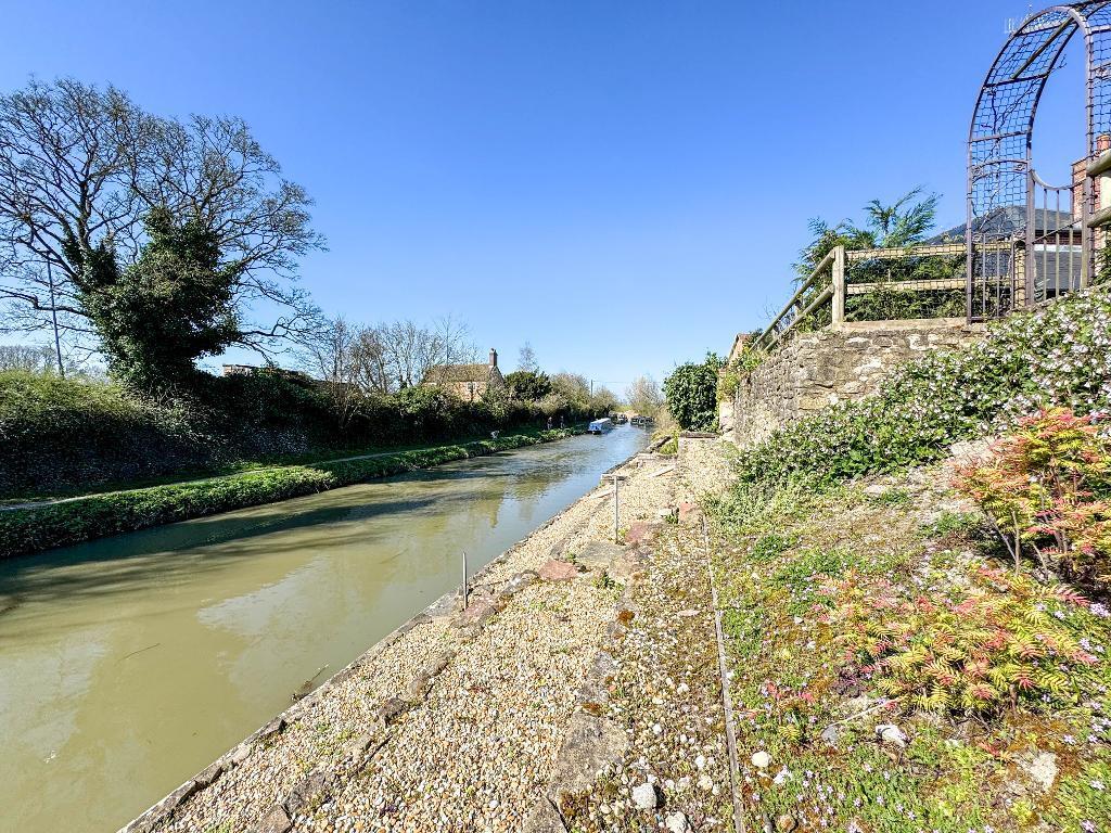 Canal side terrace