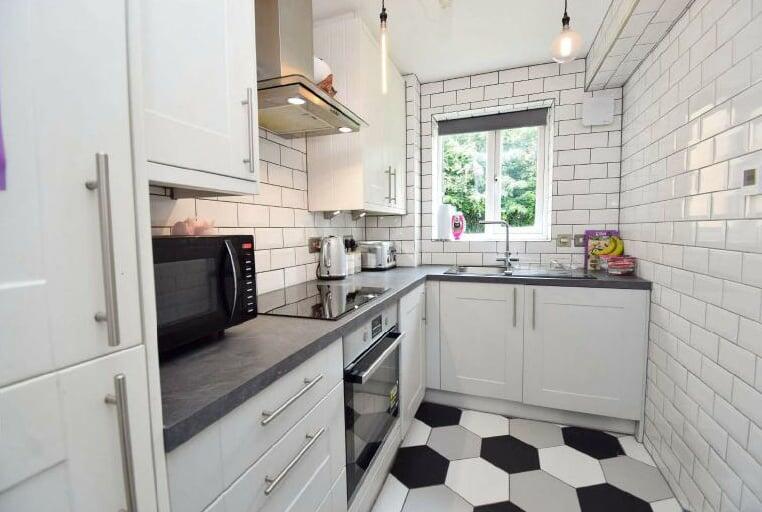 modern fitted kitchen