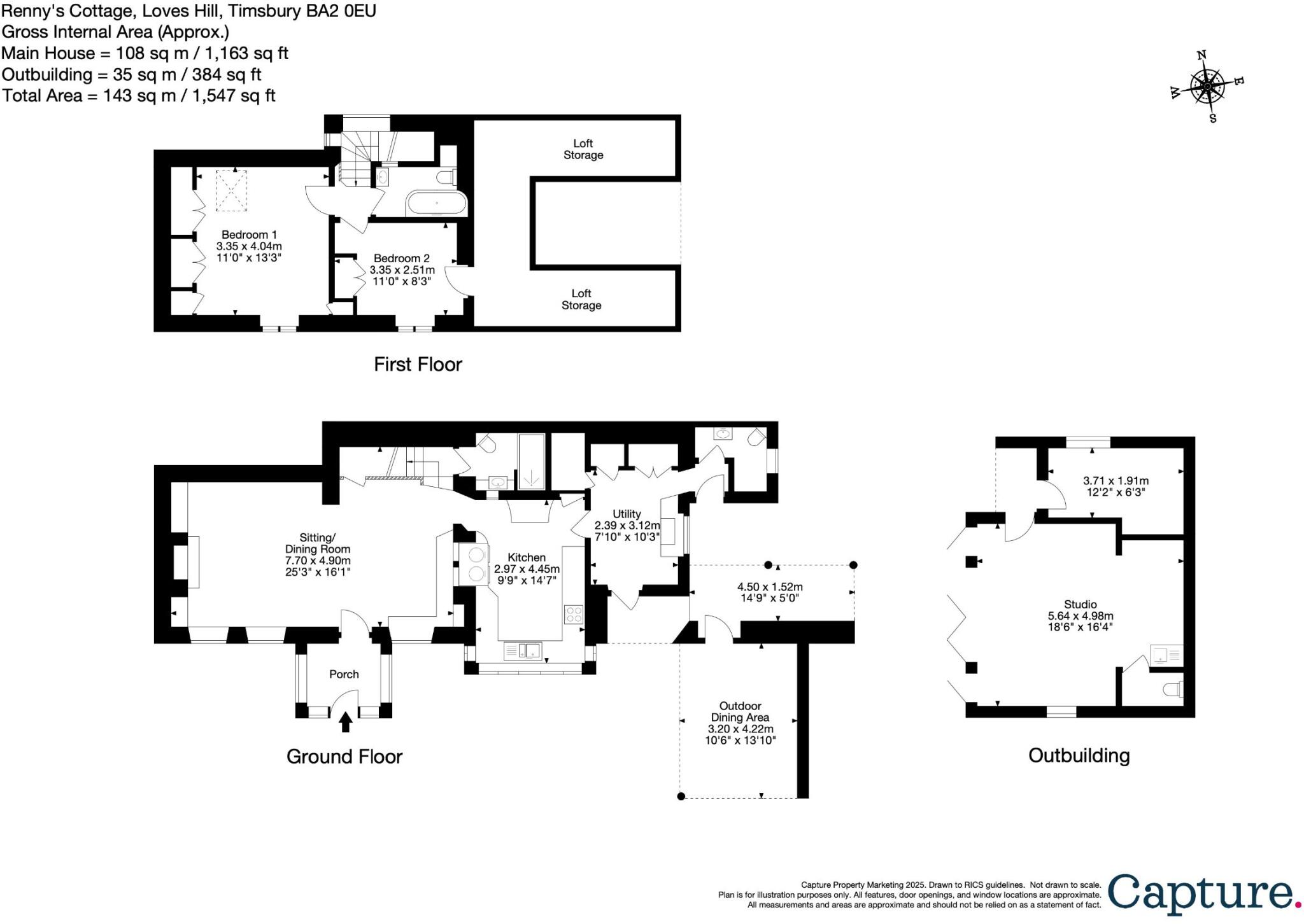 Rennys Cottage, Loves Hill, Timsbury, Bath