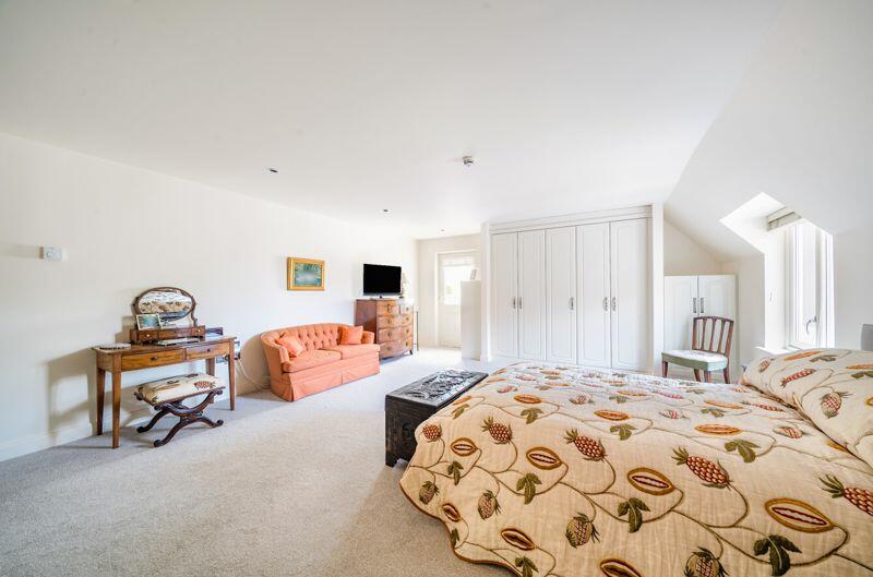 Master bedroom with fitted wardrobes ...