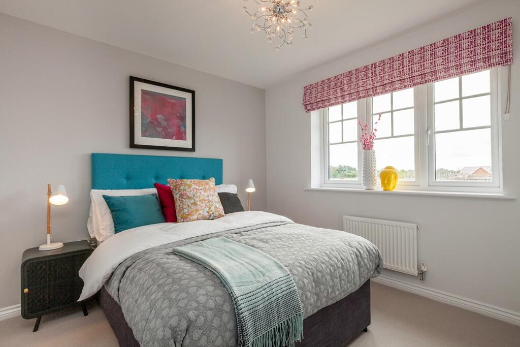 Spoil your guests when they visit with the second double bedroom