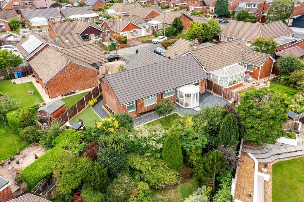 Aerial View of Rear of Property