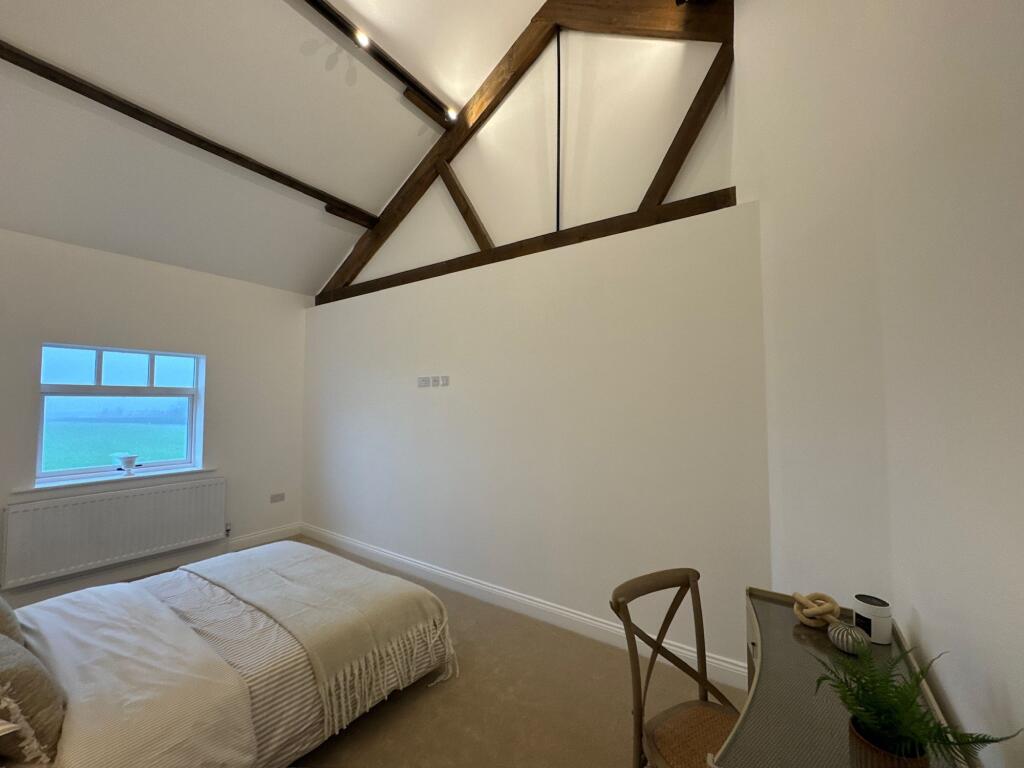Vaulted ceilings and exposed beams