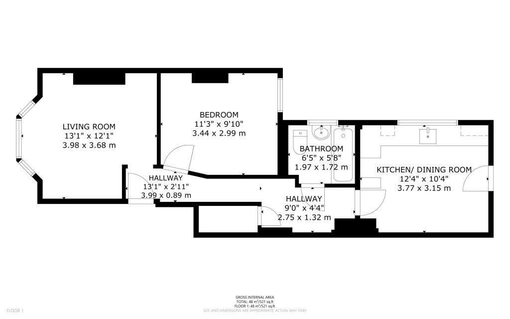 Flat A, 52 Ernald Avenue, East Ham, London, E6 3AL