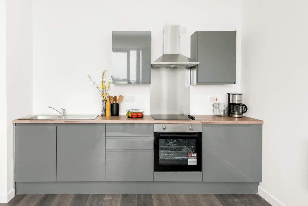 Open Plan Living and Kitchen Area