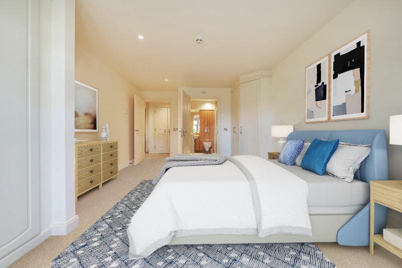 Bedroom with fitted wardrobes
