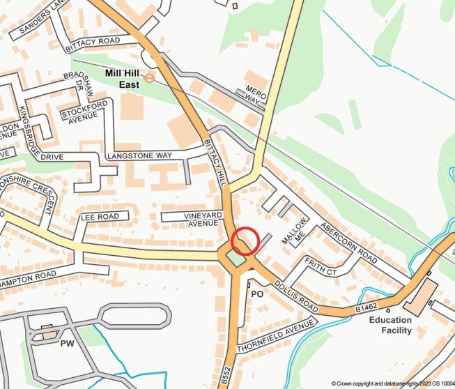 NOT TO SCALE FOR INFORMATION ONLY © ES100004608