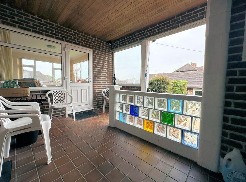 Covered Seating/Utility Area