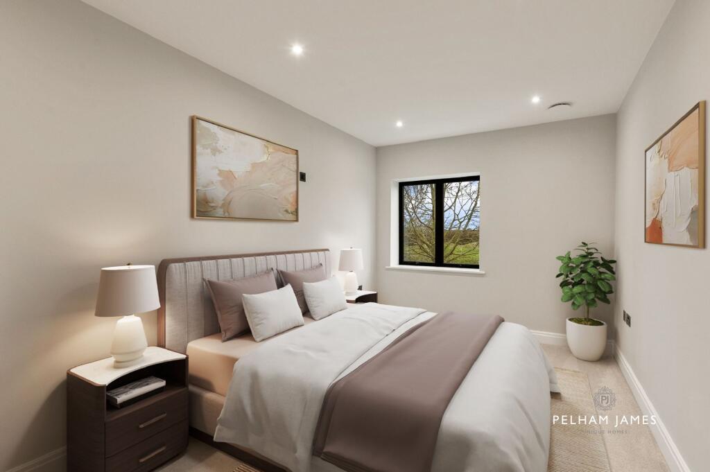 Fourth Bedroom, Redwing House, Great Easton (virtually staged image)