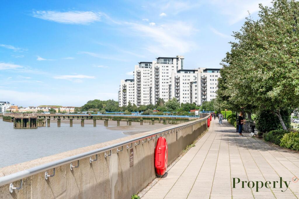 Riverside development