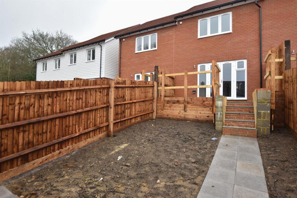 Rear Garden - now laid to lawn