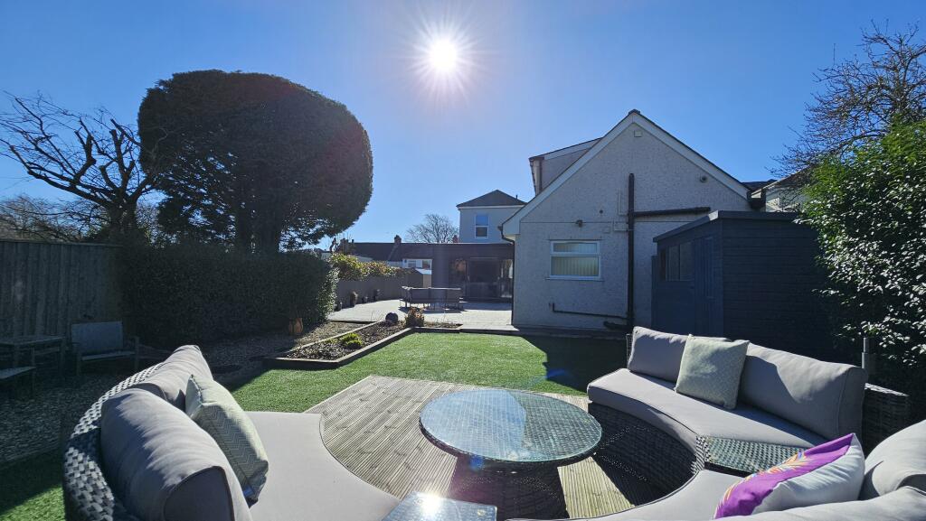 Rear garden