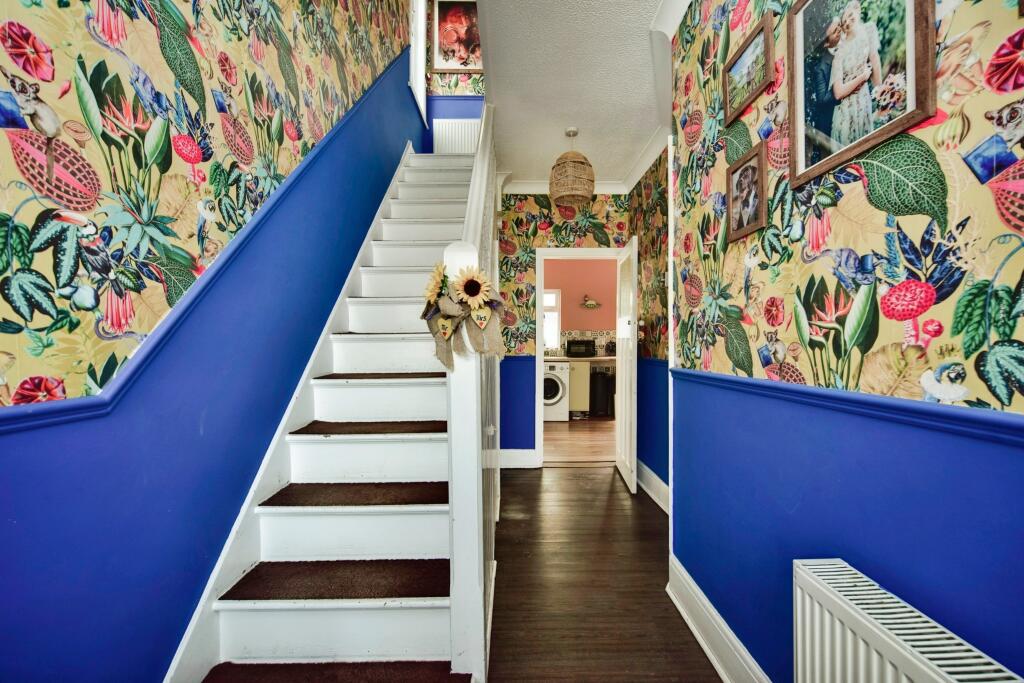 Entrance Hallway With Stairs View