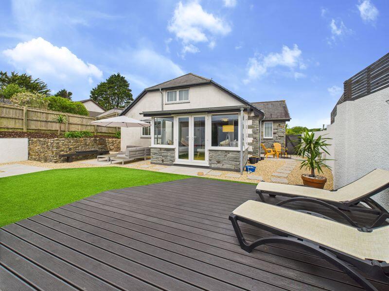 rear elevation and garden