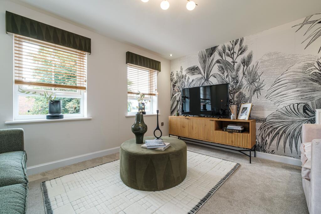 Interior view of the living room in our 3 bed Knightwood home