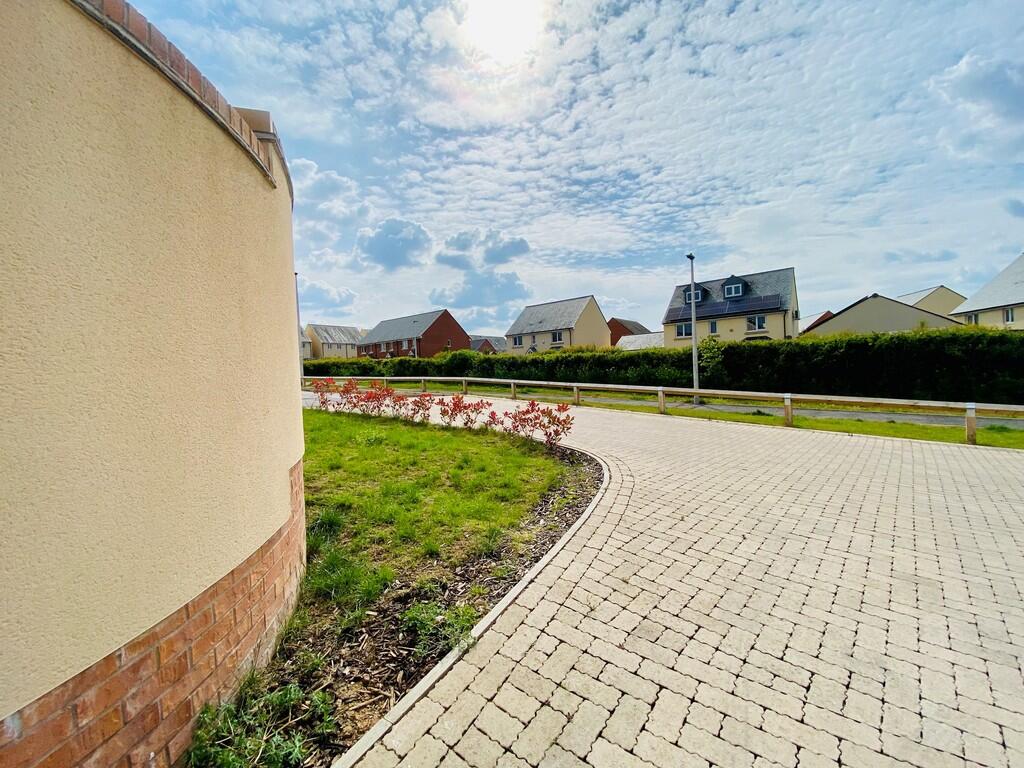 View from parking...