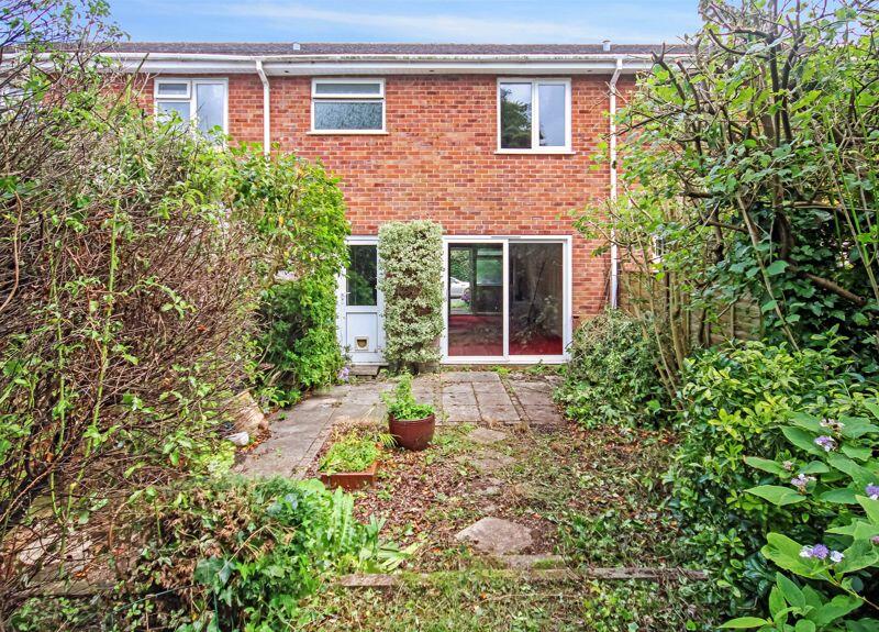 Rear of property