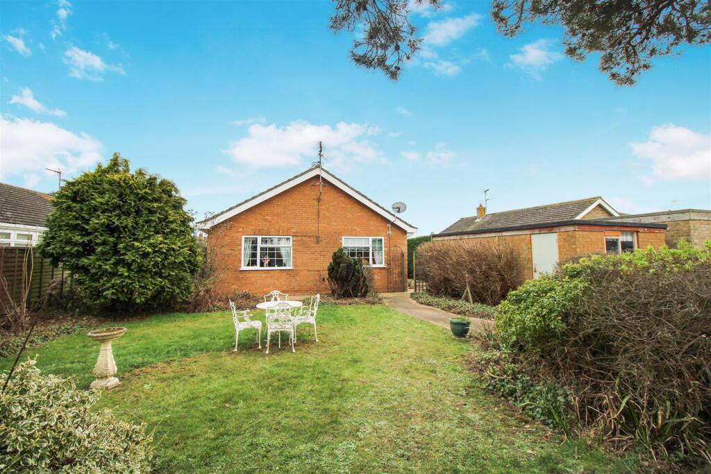 Rear of property