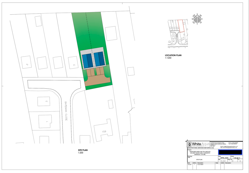 Land at Bateman Close, Cudworth, Barnsley, S72 8BS