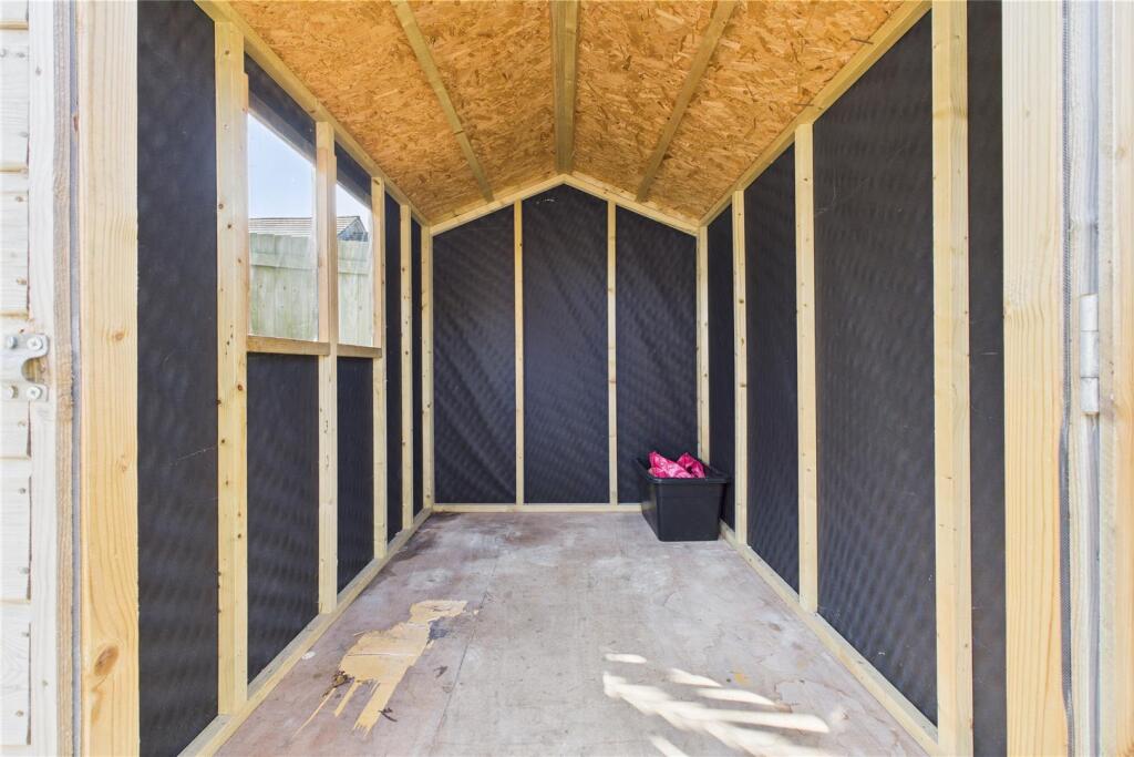 Inside Shed