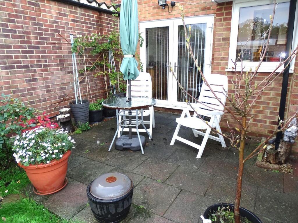 SECLUDED PATIO AREA