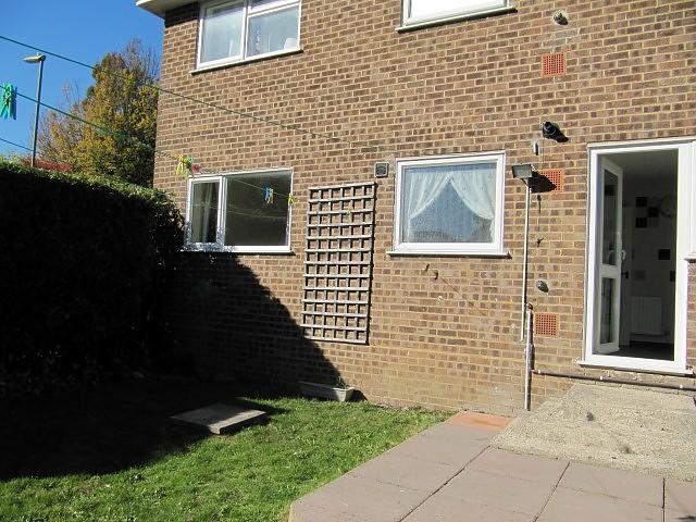 Rear of property