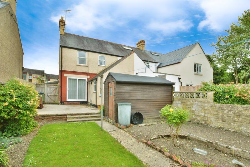 Rear view of property