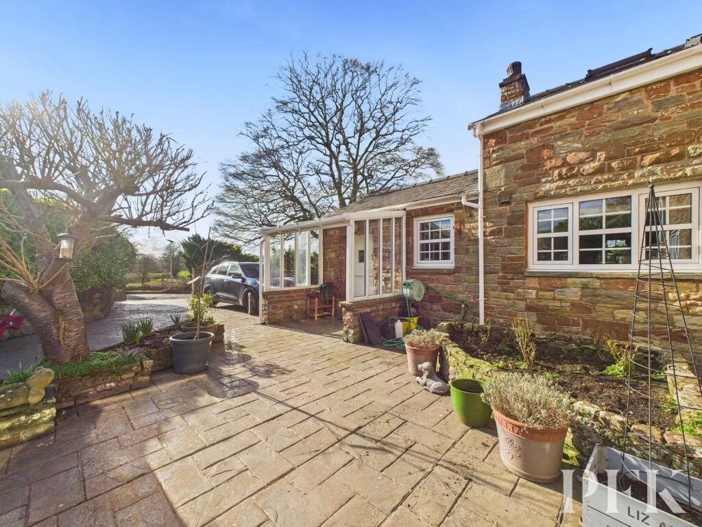 Side courtyard garden