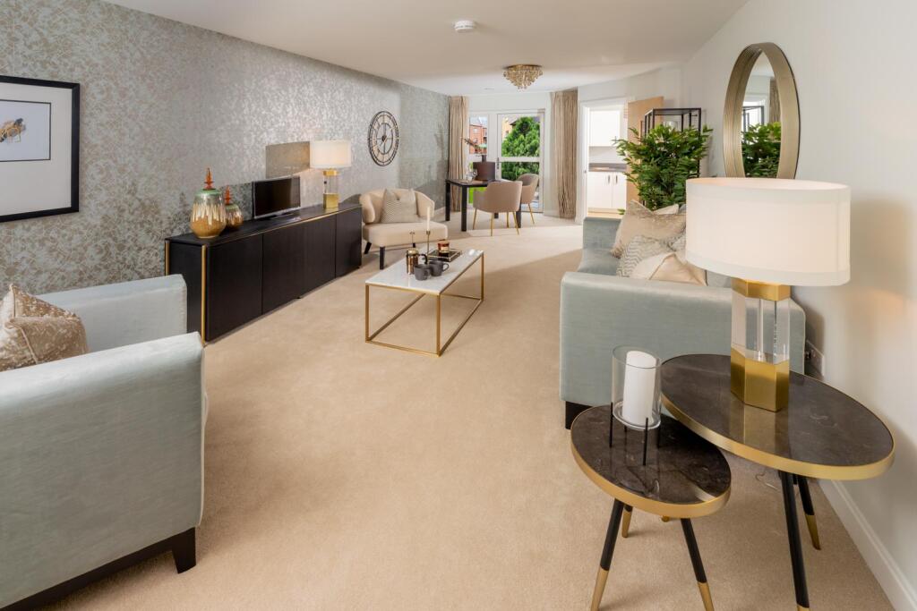 Plas Elyrch Typical Apartment Lounge  