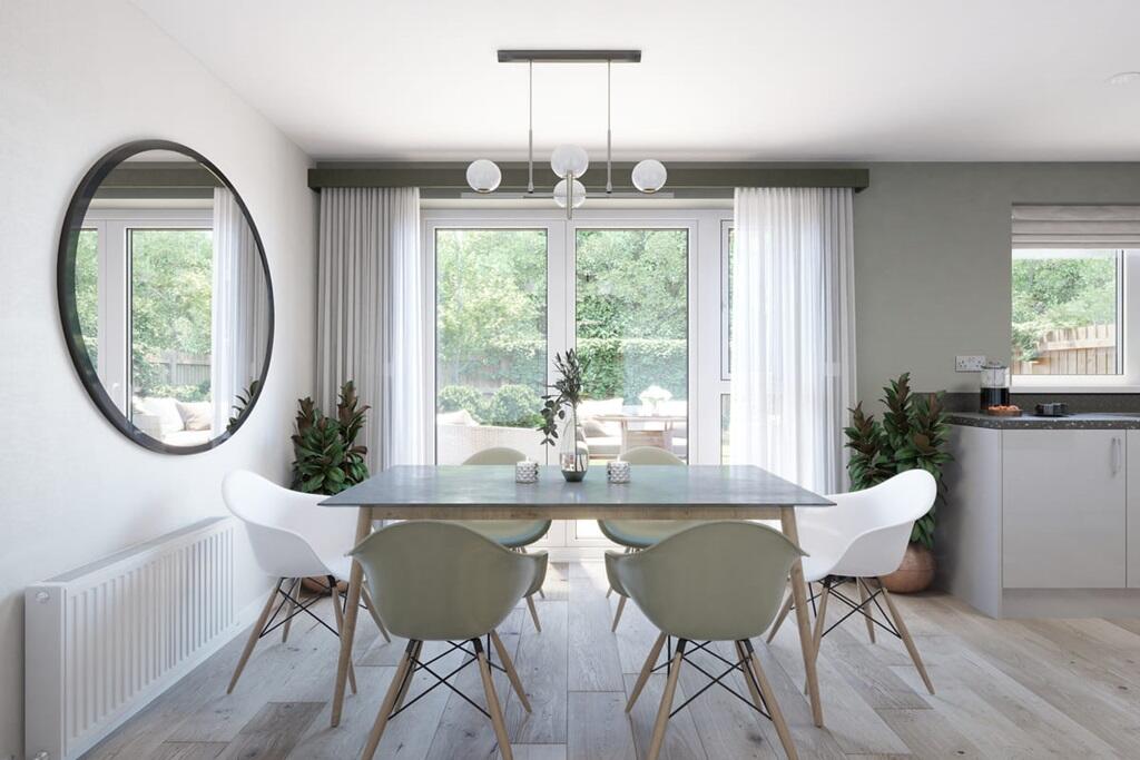 French doors leading to the rear garden, perfect for entertaining