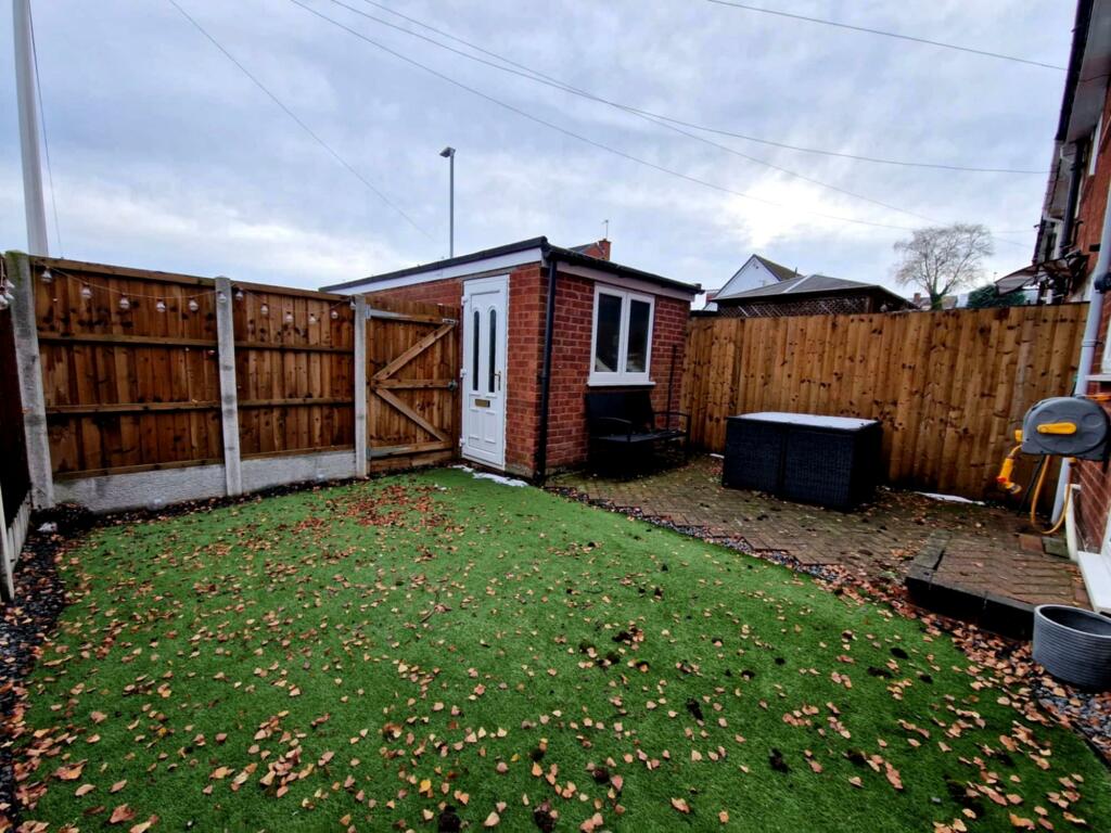 Rear garden