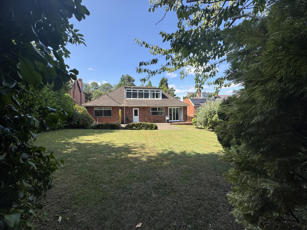 Rear of house