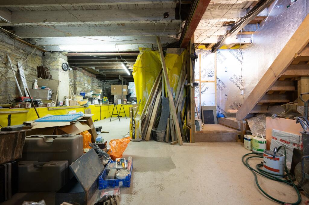 PARTIALLY CONVERTED CELLAR
