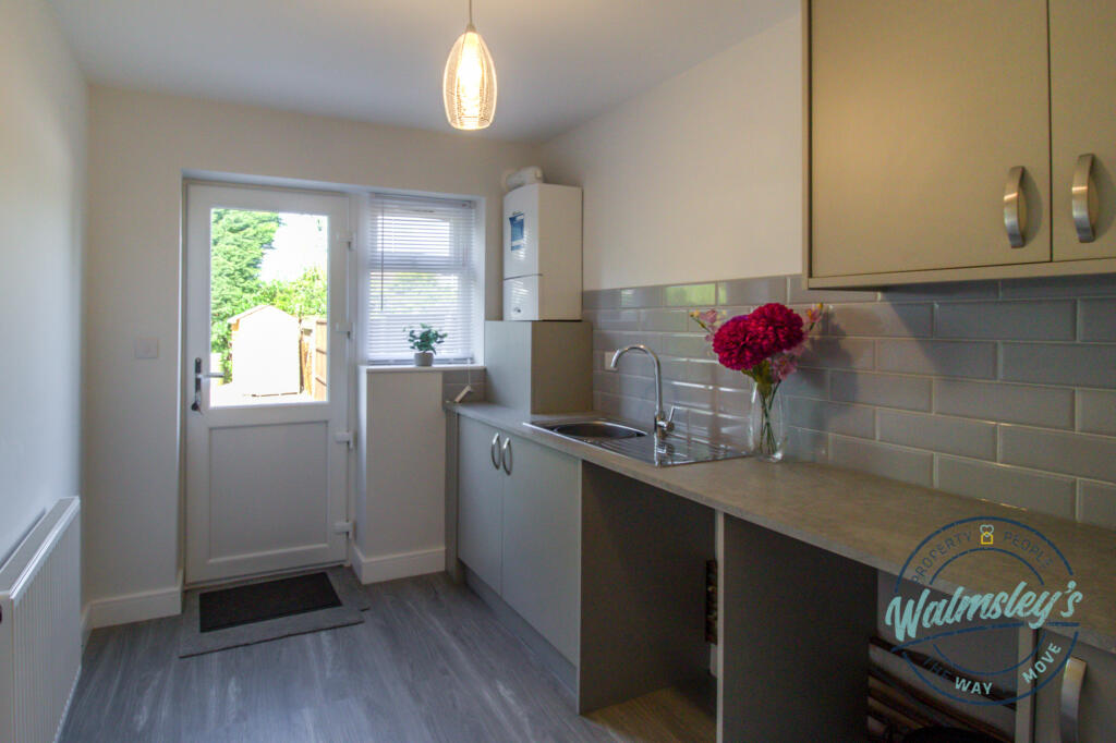 Utility bootroom towards garden