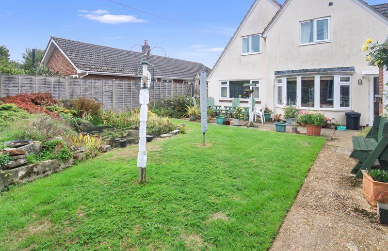 Rear of property