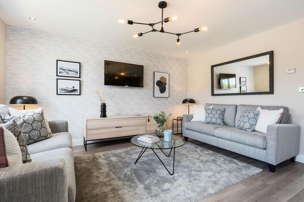 There's space for two 3 seater sofas