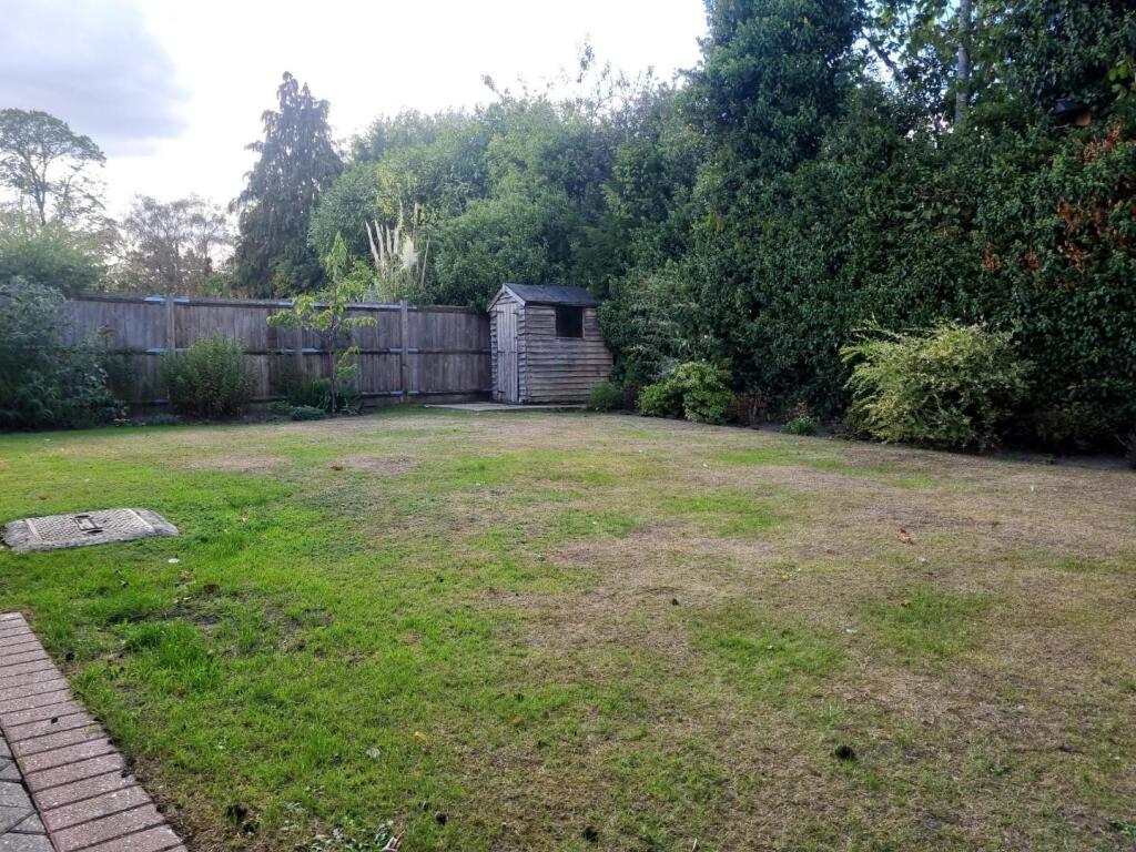 Rear garden