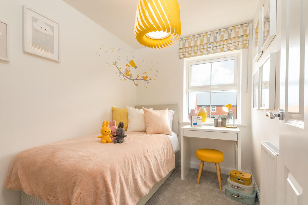 Bedroom in the Ashurst 3 bedroom home