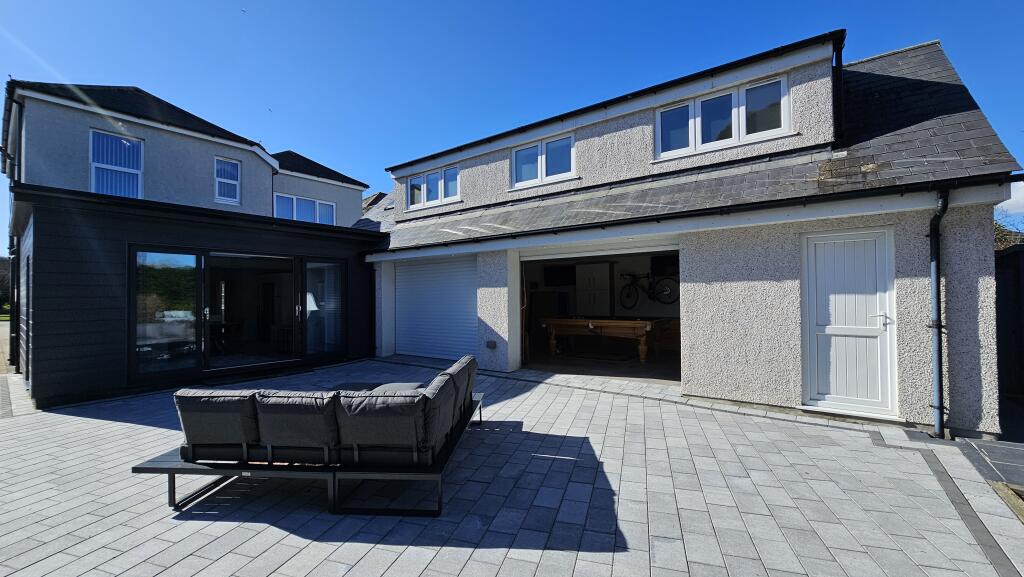 Rear of property