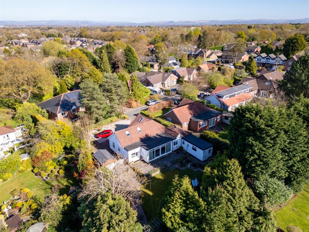 Aerial Rear Elevation