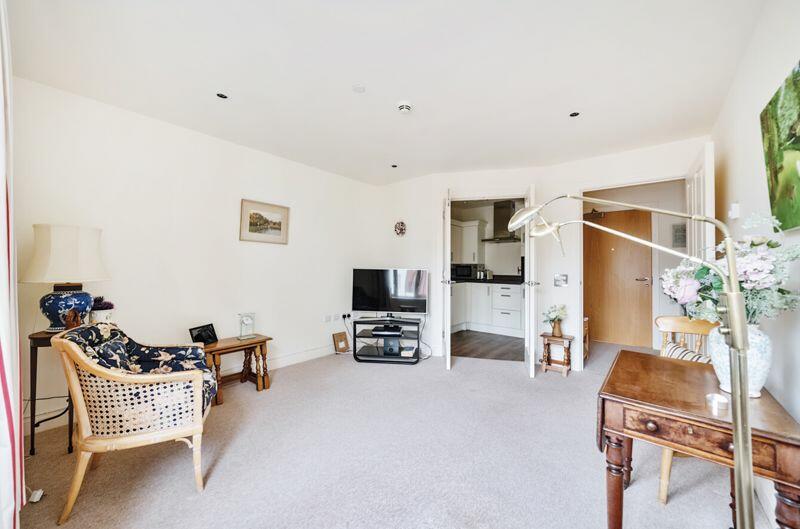 Living/dining room through to kitchen