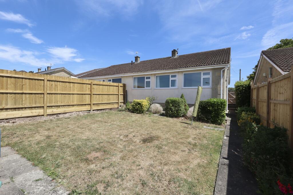 Rear elevation and garden