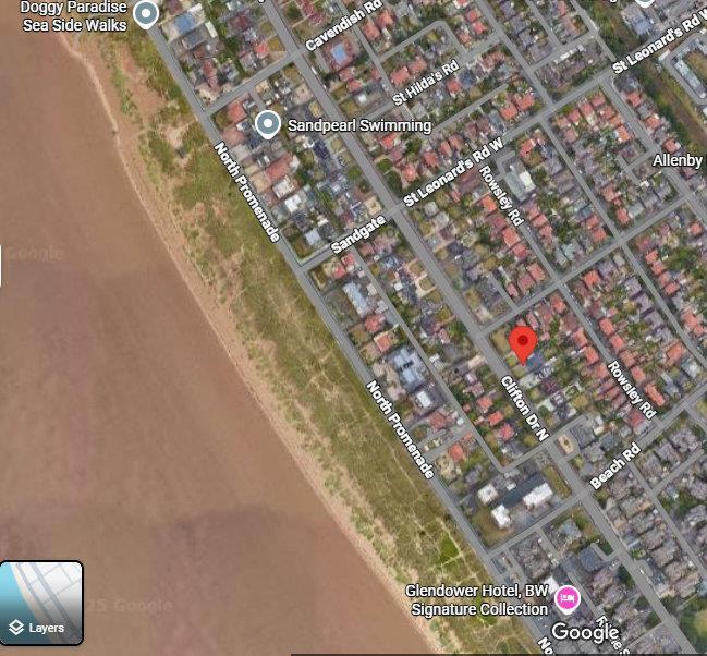 Distance to the beach