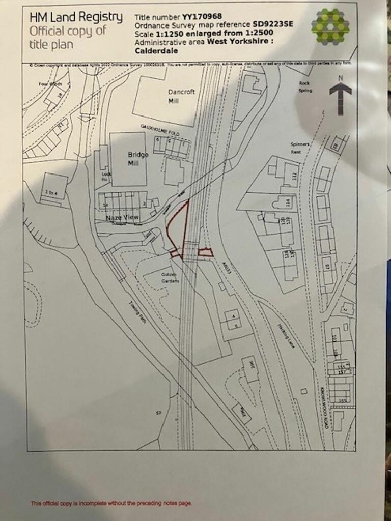 Land registry plan